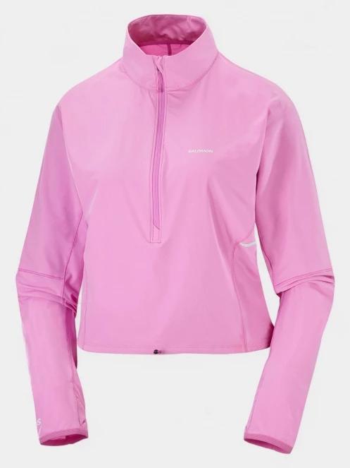 pulover pt. femei Salomon Sense Aero Hybd Cp Plvr W magenta 6