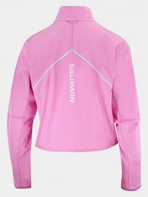 pulover pt. femei Salomon Sense Aero Hybd Cp Plvr W magenta 7