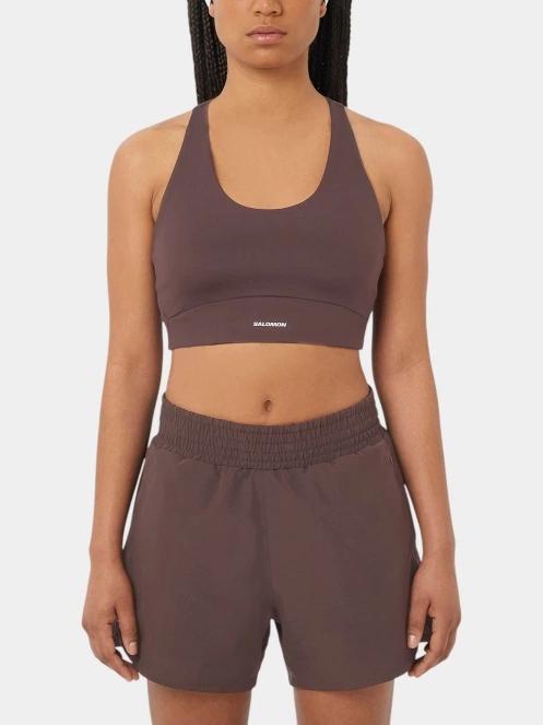 sutien pentru sport pt. femei Salomon Shkout Core Bra W maro 2