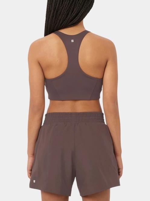 sutien pentru sport pt. femei Salomon Shkout Core Bra W maro 3