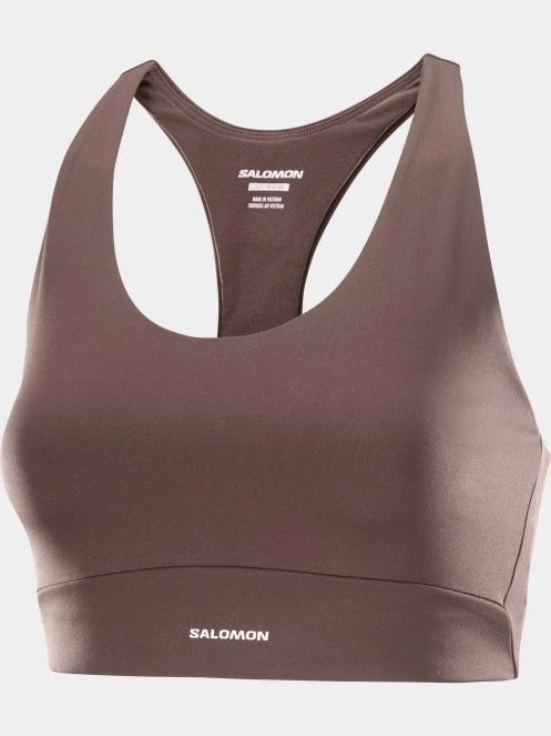 sutien pentru sport pt. femei Salomon Shkout Core Bra W maro 4