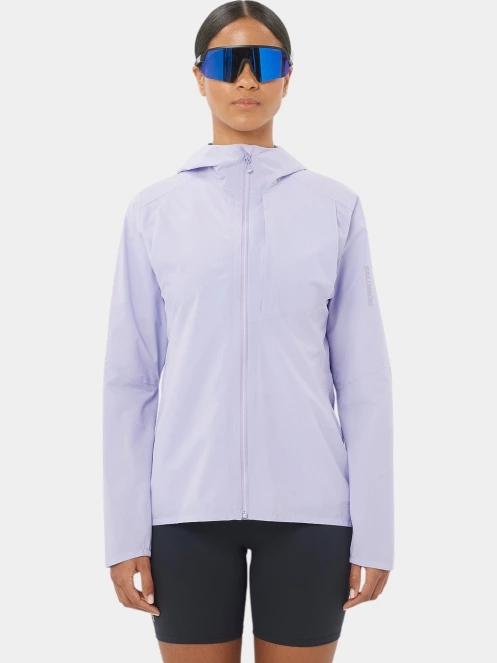 jacheta pentru alergare pt. femei Salomon Bonatti Trail violet 2