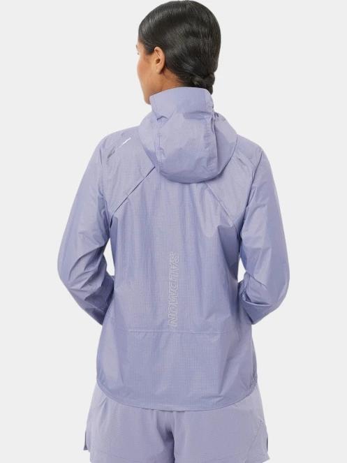 jacheta pentru alergare pt. femei Salomon Bonatti Waterproof violet 3