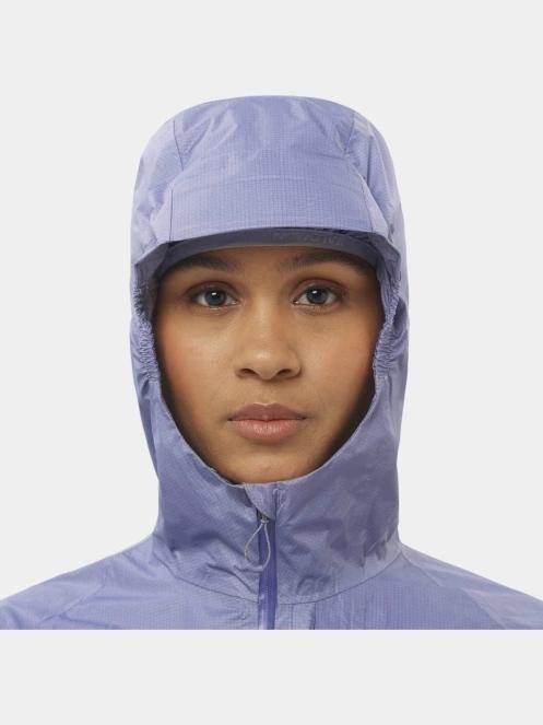 jacheta pentru alergare pt. femei Salomon Bonatti Waterproof violet 8