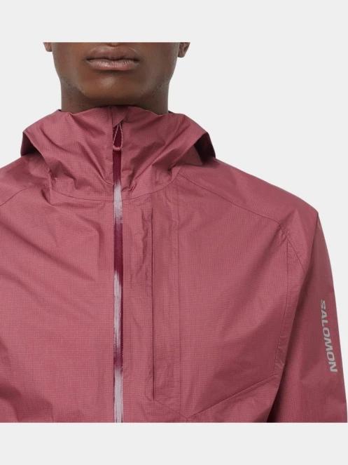 jacheta pentru alergare pt. barbati Salomon Bonatti Wp Jacket M bordo 4