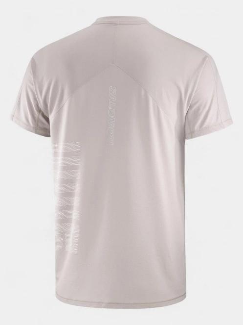 tricou pentru sport, cu maneci scurte pt. barbati Salomon Sense Aero Graphic maro 6