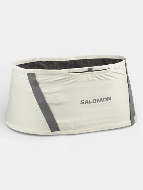 curea pentru alergare Salomon High Pulse Belt nisip 2