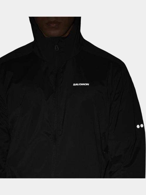 jacheta pentru alergare pt. barbati Salomon Sense Aero Wind Jkt M negru 5