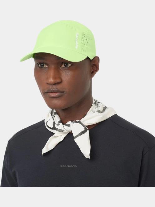 sapca de baseball Salomon Shakeout Cap U verde deschis 2