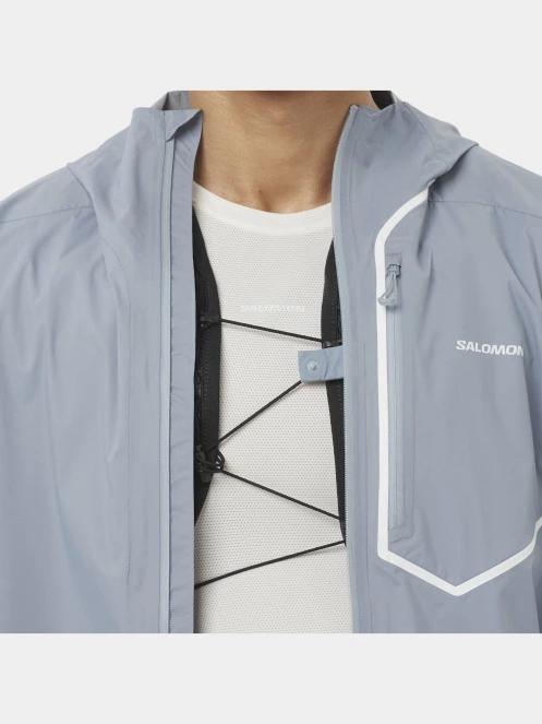 jacheta pentru alergare pt. barbati Salomon Bonatti Pro Jkt M gri 7