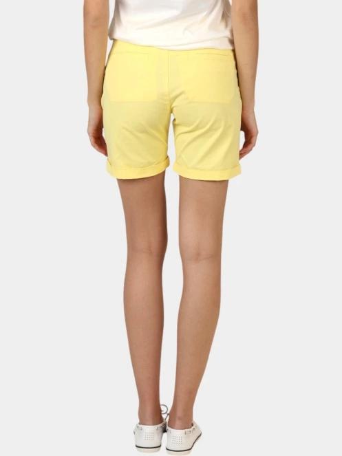 pantaloni scurti pt. femei TBS Santaber galben 4