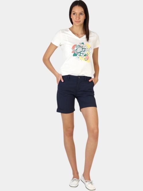 pantaloni scurti pt. femei TBS Santaber albastru inchis 6