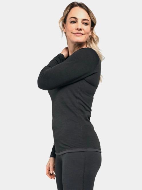 top lenjerie de corp pt. femei Schöffel Merino Sport Shirt 1/1 Arm W negru 3