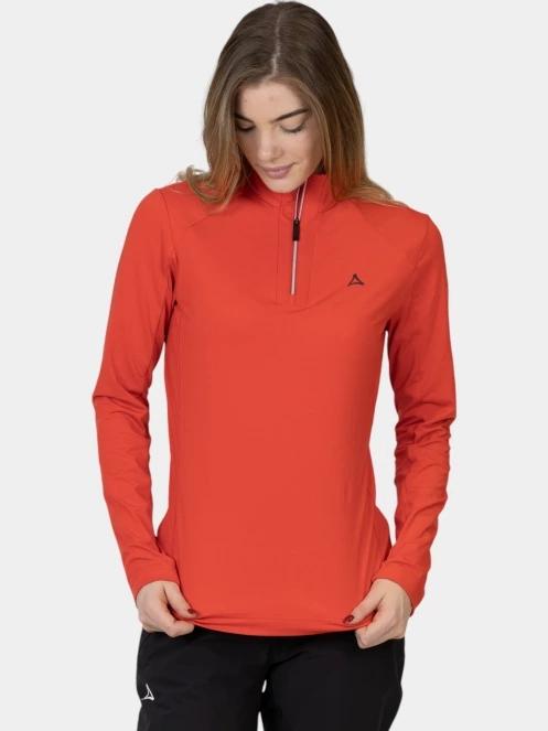 pulover polar pt. femei Schöffel Longsleeve Fiss L portocaliu 2