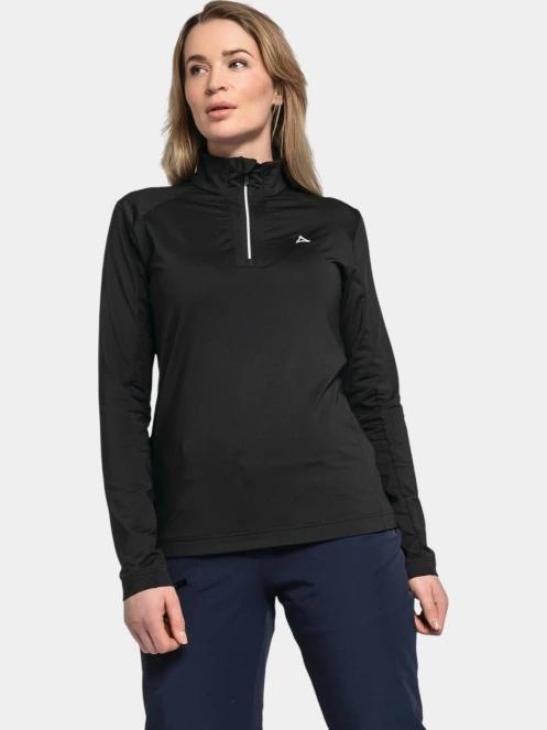 pulover polar pt. femei Schöffel Longsleeve Fiss L negru 2
