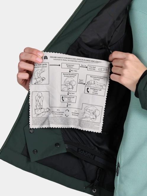 geaca de schi pt. femei Schöffel Jacket Style Nollen WMS verde inchis 10