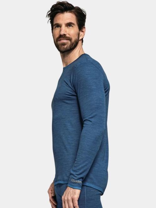 top lenjerie de corp pt. barbati Schöffel Merino Sport Shirt 1/1 Arm M albastru 3