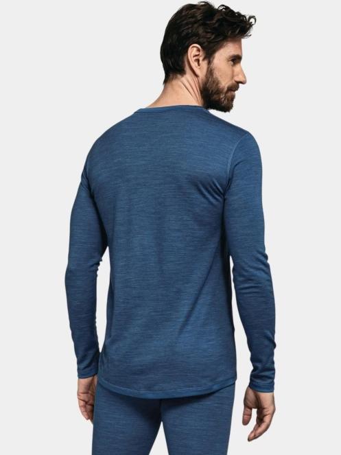 top lenjerie de corp pt. barbati Schöffel Merino Sport Shirt 1/1 Arm M albastru 4