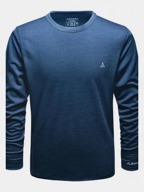 top lenjerie de corp pt. barbati Schöffel Merino Sport Shirt 1/1 Arm M albastru 5