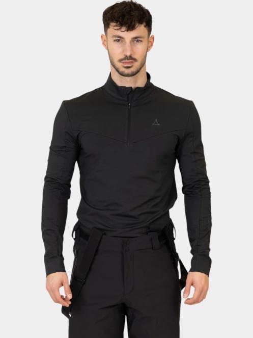 pulover polar pt. barbati Schöffel Longsleeve Fiss M negru 2