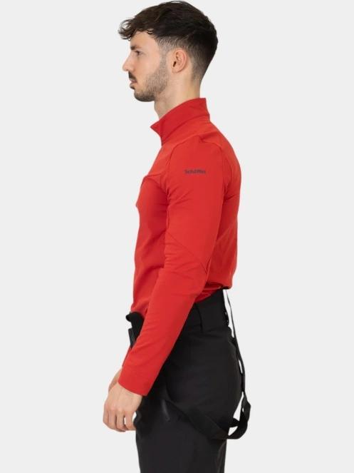 pulover polar pt. barbati Schöffel Longsleeve Fiss M rosu 3