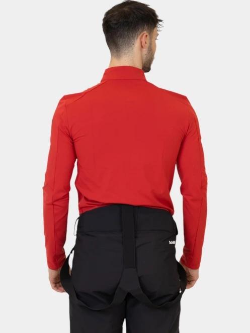 pulover polar pt. barbati Schöffel Longsleeve Fiss M rosu 4