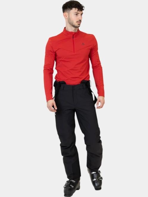 pulover polar pt. barbati Schöffel Longsleeve Fiss M rosu 6