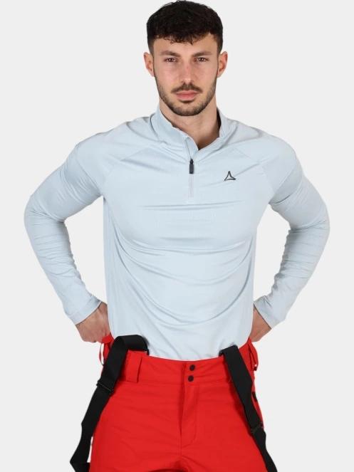 pulover polar pt. barbati Schöffel Longsleeve Lenggries M gri 6
