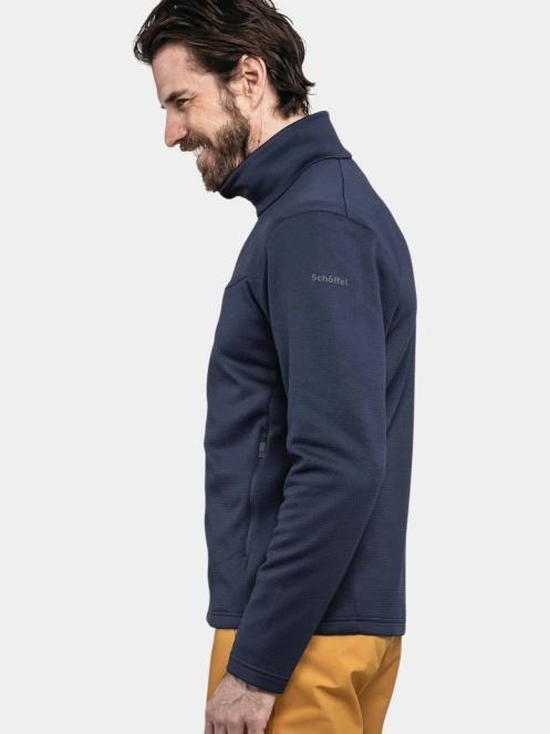 pulover polar pt. barbati Schöffel Fleece Jk Style Pine MNS albastru inchis 3