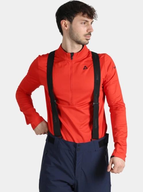 pulover polar pt. barbati Schöffel Longsleeve Style Pine MNS rosu 2