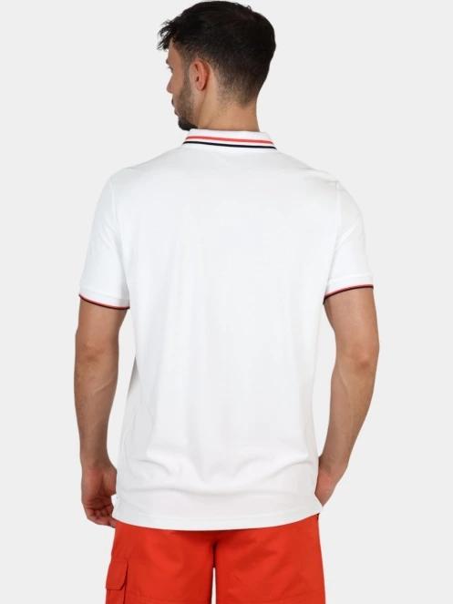 tricou cu guler pt. barbati TBS Selimpol alb 4