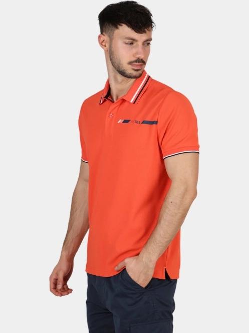 tricou cu guler pt. barbati TBS Selimpol portocaliu 3