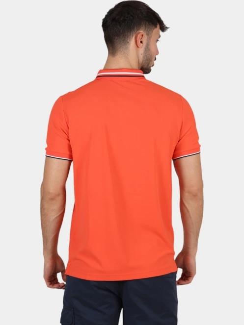 tricou cu guler pt. barbati TBS Selimpol portocaliu 4