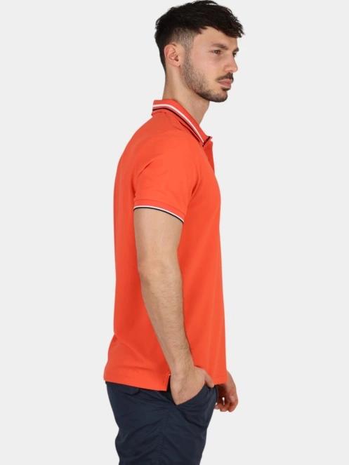 tricou cu guler pt. barbati TBS Selimpol portocaliu 5