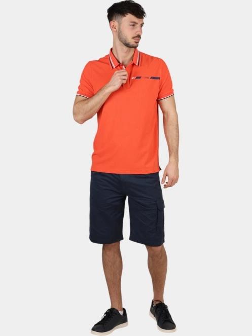 tricou cu guler pt. barbati TBS Selimpol portocaliu 6