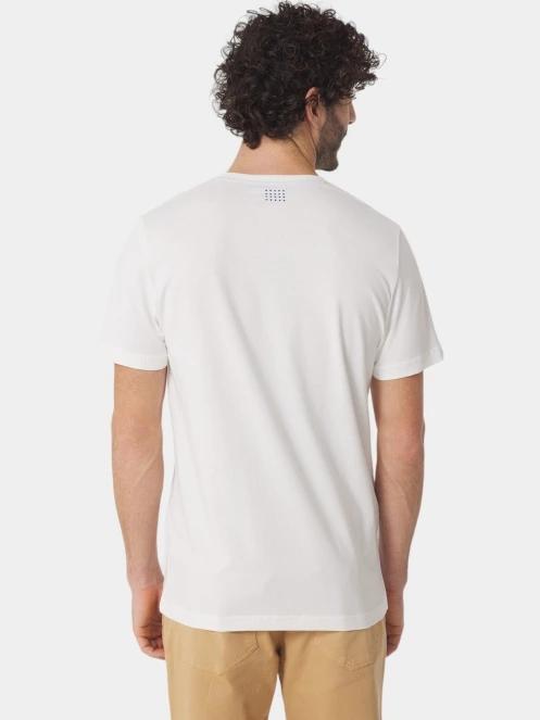 tricou cu maneci scurte pt. barbati TBS Smithtee alb 3