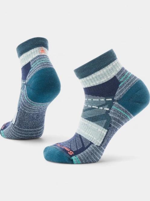 ciorapi pentru drumetii pt. femei Smartwool Women's Hike Light Cushion Margarita Ankle Socks albastru 2