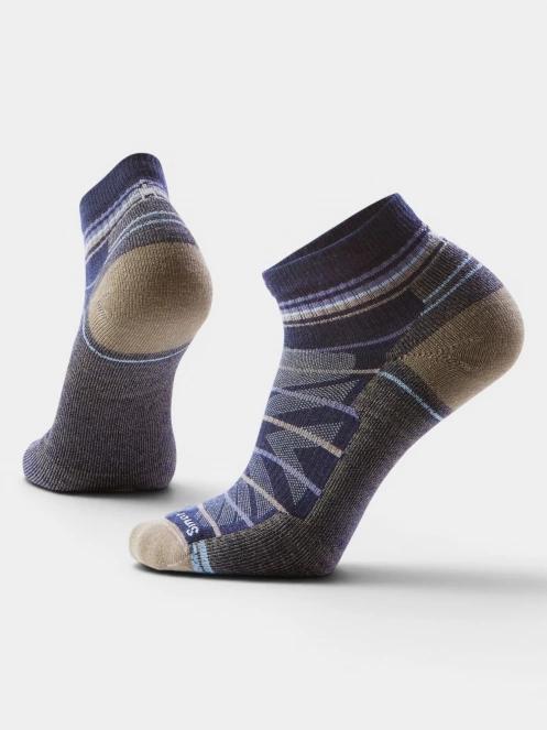 ciorapi pentru drumetii Smartwool Hike Light Cushion Pattern Ankle Socks Hike albastru inchis 2