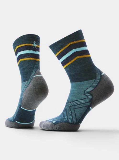 ciorapi sport pt. femei Smartwool Women's Run Targeted Cushion Mid Crew So Run albastru 2