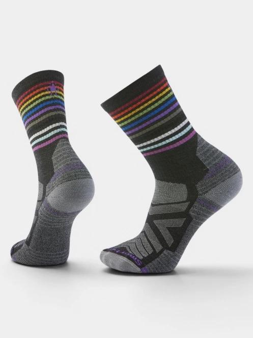 ciorapi pentru drumetii Smartwool Hike Light Cushion Pride Crew Socks Hike gri 2
