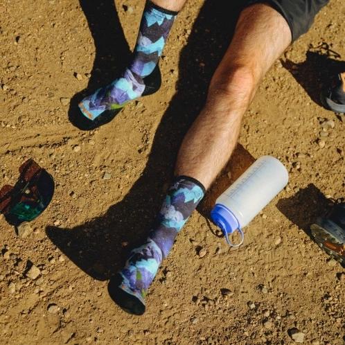 ciorapi sport Smartwool Trail Run Targeted Cushion Summit Sector albastru 4