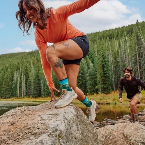 ciorapi pentru drumetii pt. femei Smartwool Women’s Hike Targeted Cushion Mountain L multicolor 3