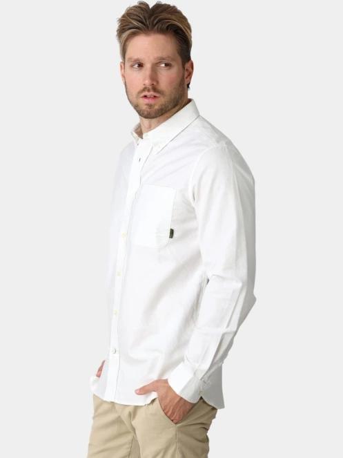 camasa cu maneci lungi pt. barbati Timberland Lake Warner Solid Oxford Shirt alb 3