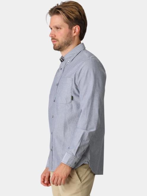 camasa cu maneci lungi pt. barbati Timberland Lake Warner Solid Oxford Shirt albastru inchis 3
