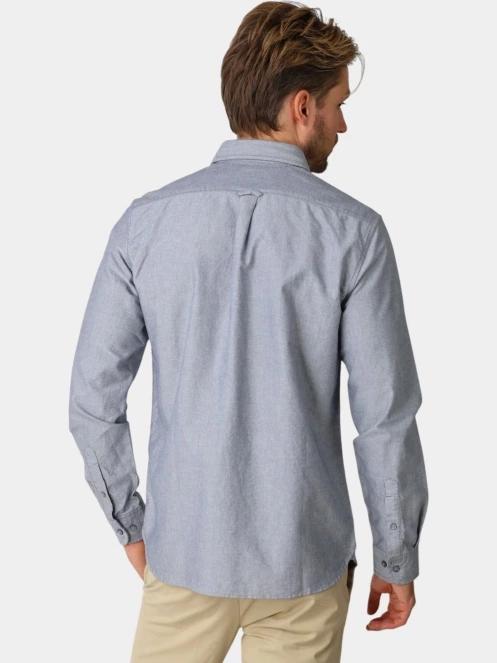 camasa cu maneci lungi pt. barbati Timberland Lake Warner Solid Oxford Shirt albastru inchis 4