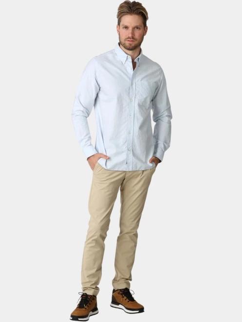 camasa cu maneci lungi pt. barbati Timberland Lake Warner Solid Oxford Shirt albastru 5
