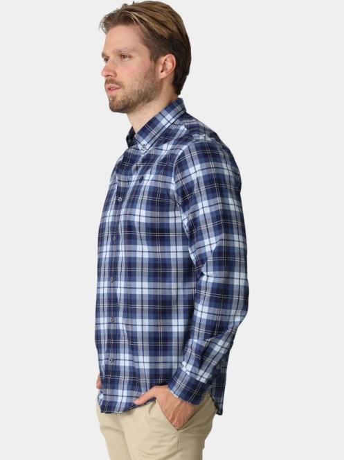 camasa cu maneci lungi pt. barbati Timberland Poplin Check Shirt (Regular) albastru 3