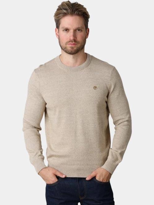 pulover tricotat pt. barbati Timberland Williams River Cotton Crew Neck Sweate gri 2