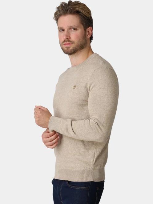 pulover tricotat pt. barbati Timberland Williams River Cotton Crew Neck Sweate gri 3
