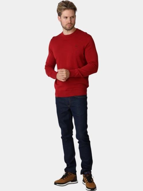 pulover tricotat pt. barbati Timberland Williams River Cotton Crew Neck Sweate bordo 5